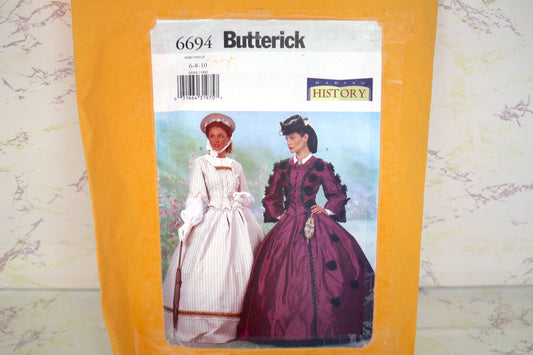 Butterick 6694 Victorian Skirt & Top Sewing Pattern size 6-10– Sustainable Creativity at Its Best