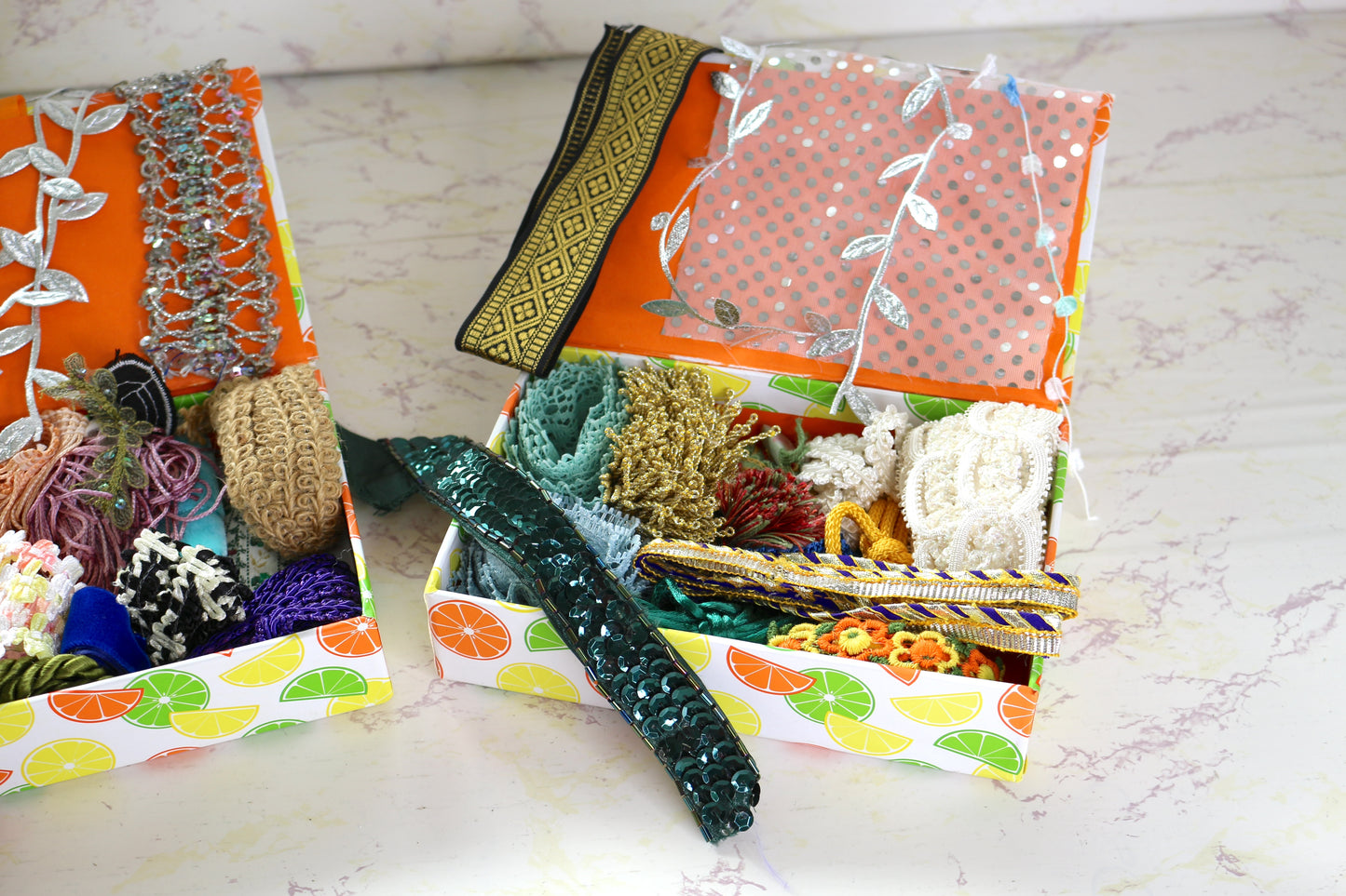 Unbox Creativity: A Treasure Trove of Sewing Trims and Lace