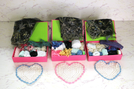 Unbox Creativity: A Treasure Trove of Sewing Trims and Lace Polka Dots