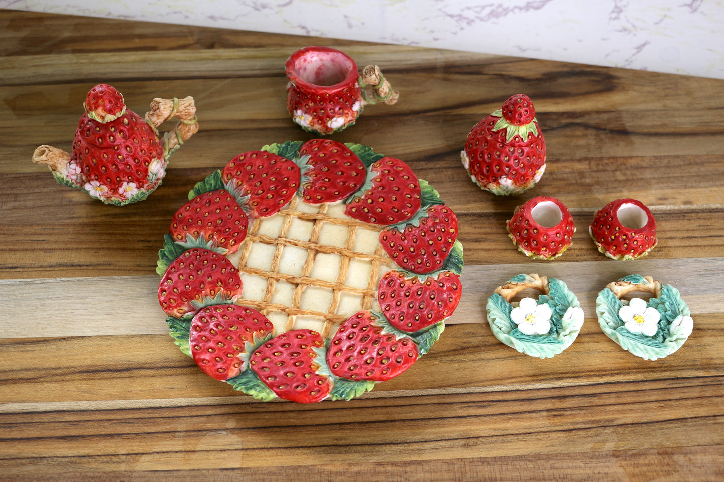 Sweet & Charming: Strawberry Tea Set