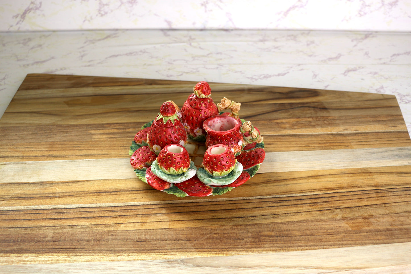 Sweet & Charming: Strawberry Tea Set