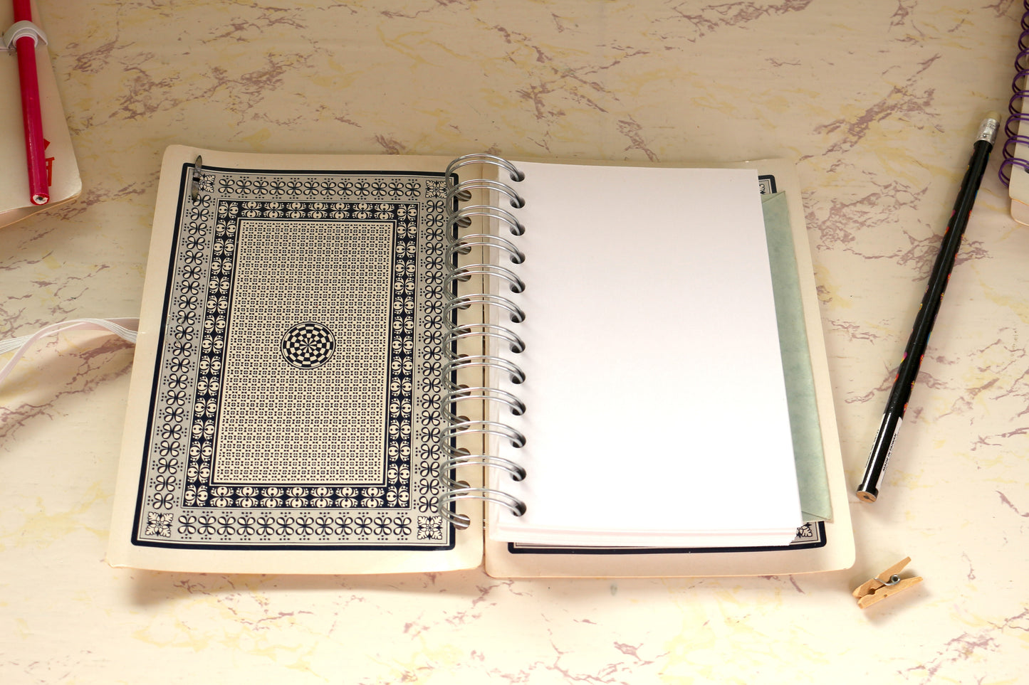 Playful & Practical: Spiral Notebooks Made from Playing Cards