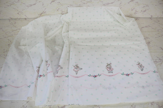 1.5 yards x 45" Daisy Kingdom Bunny Cotton Fabric