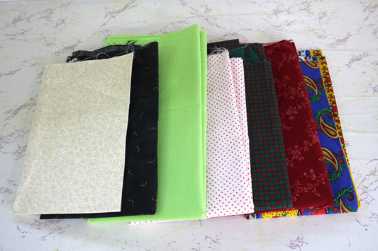 Sustainable Creativity: 1.5 lb Cotton Fabric Sets Scrap Happy Stash