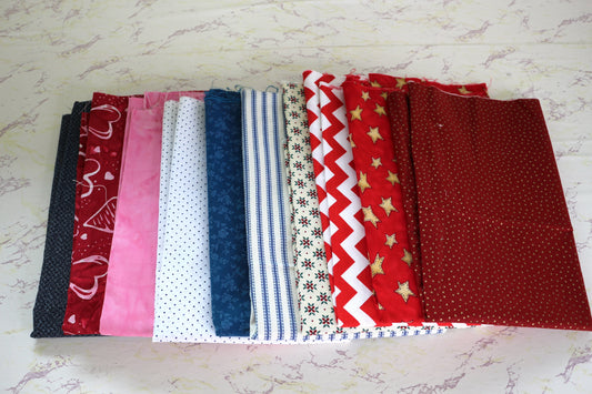 Sustainable Creativity: 1.5 lb Cotton Fabric Sets Sew & Tell Treasures