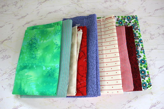 Sustainable Creativity: 1.5 lb Cotton Fabric Sets Sew Lovely Leftovers