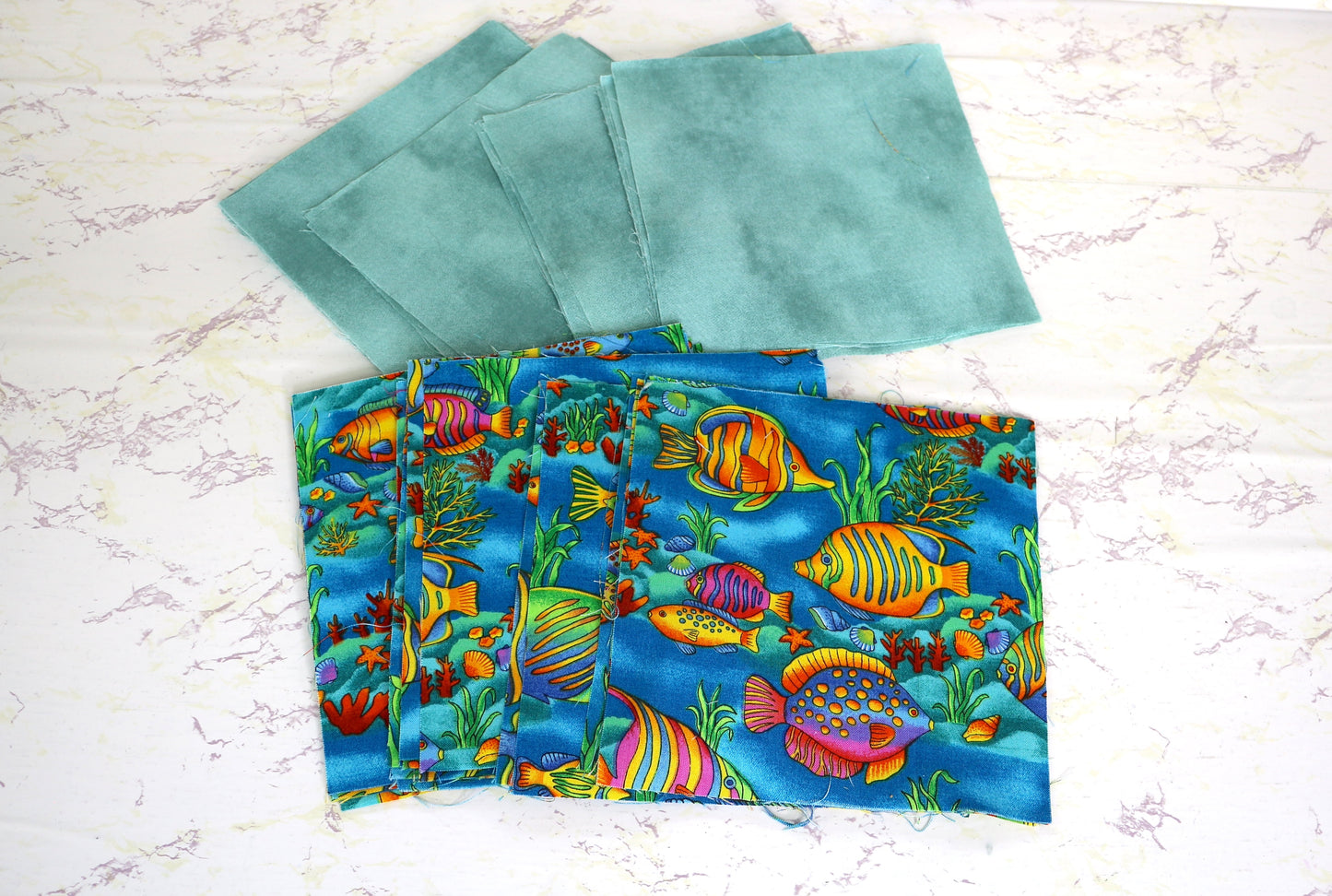 Versatile Precut Fabric Squares for Quilting and More