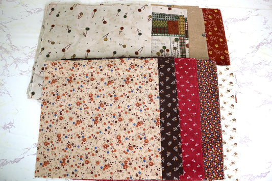 Versatile Precut Fabric Squares for Quilting and More Cottage Bundle