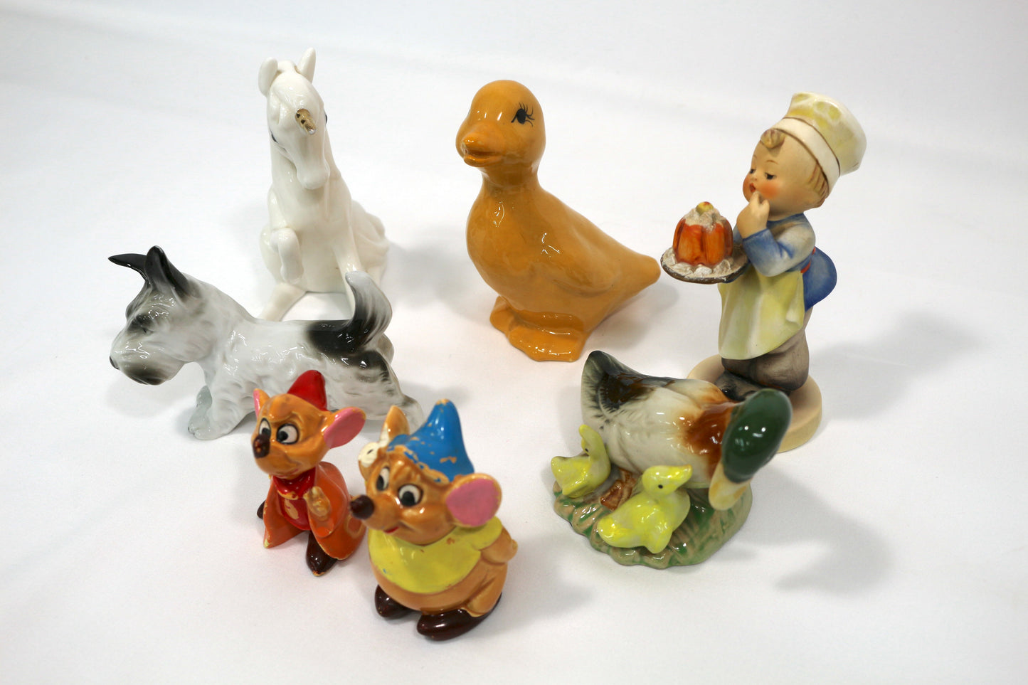 Bundle of Ceramic Figurines – Unicorn, Dog, Ducks & More