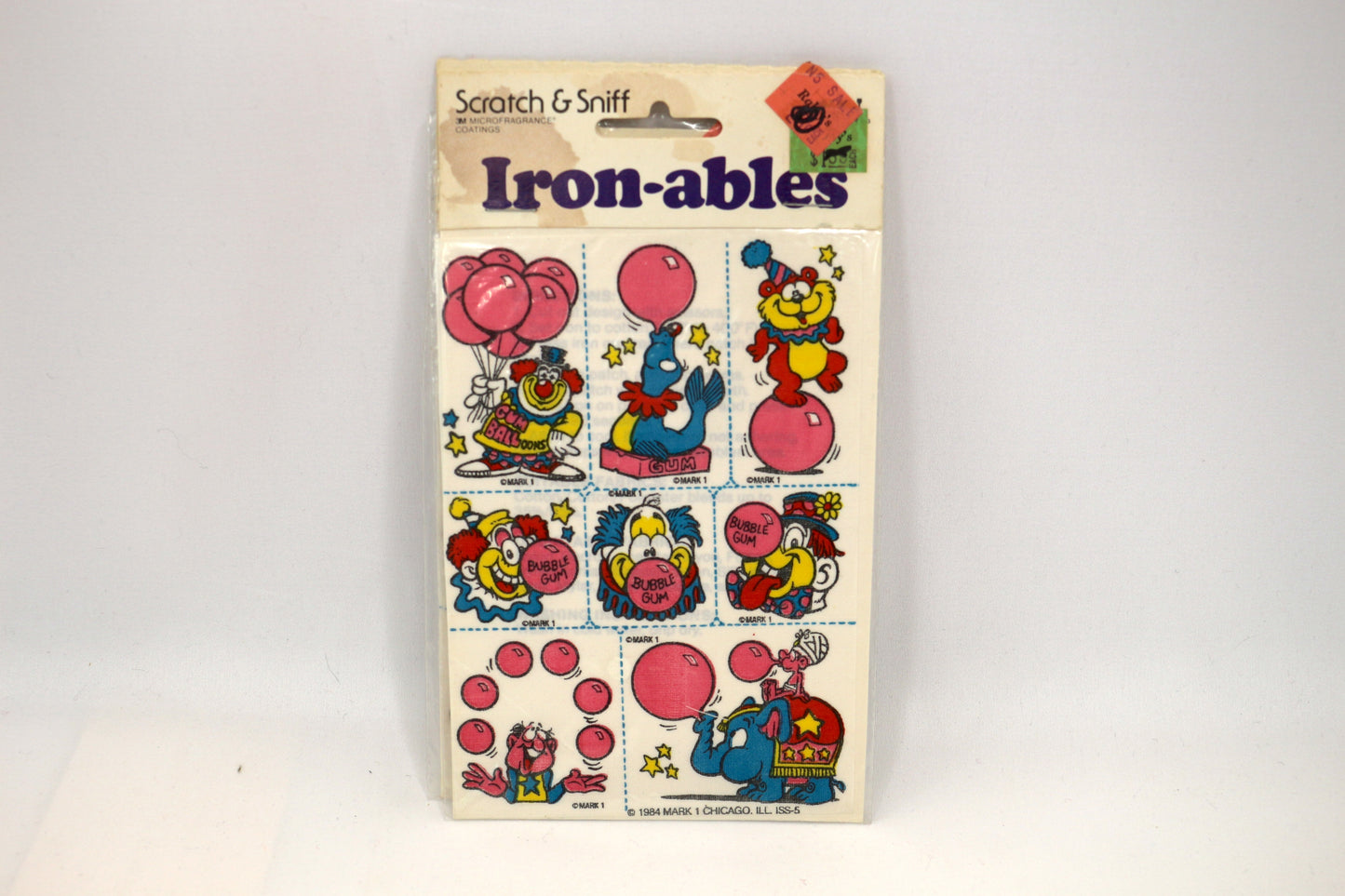 Vintage Ironable Scratch-and-Sniff Bubble Gum Flavor – 1984 Nostalgia