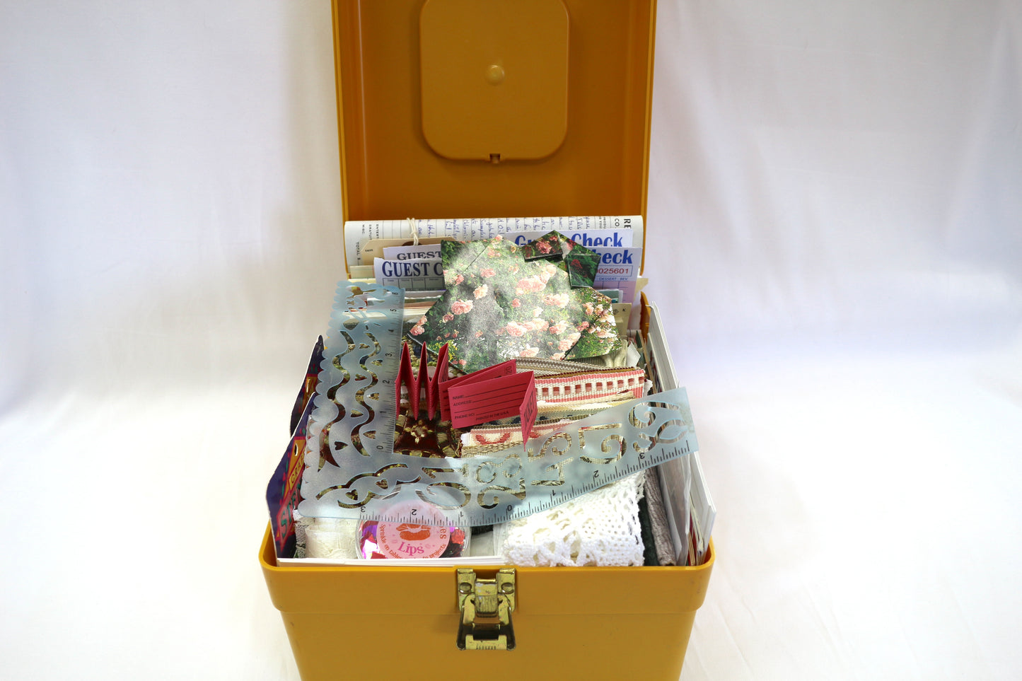 Vintage Craft Box – A Sweet Surprise of Papers, Fabrics & Trims!