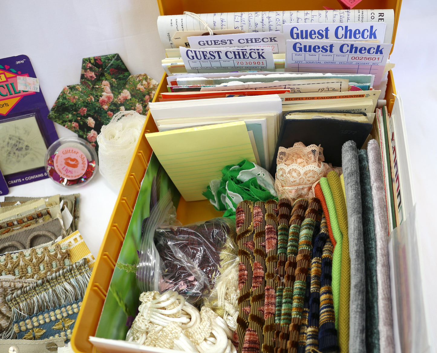 Vintage Craft Box – A Sweet Surprise of Papers, Fabrics & Trims!