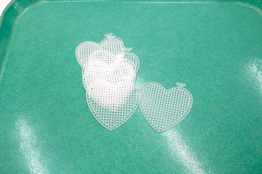 Little Bundle of Plastic Hearts – Perfect for Needlepoint & Crafting