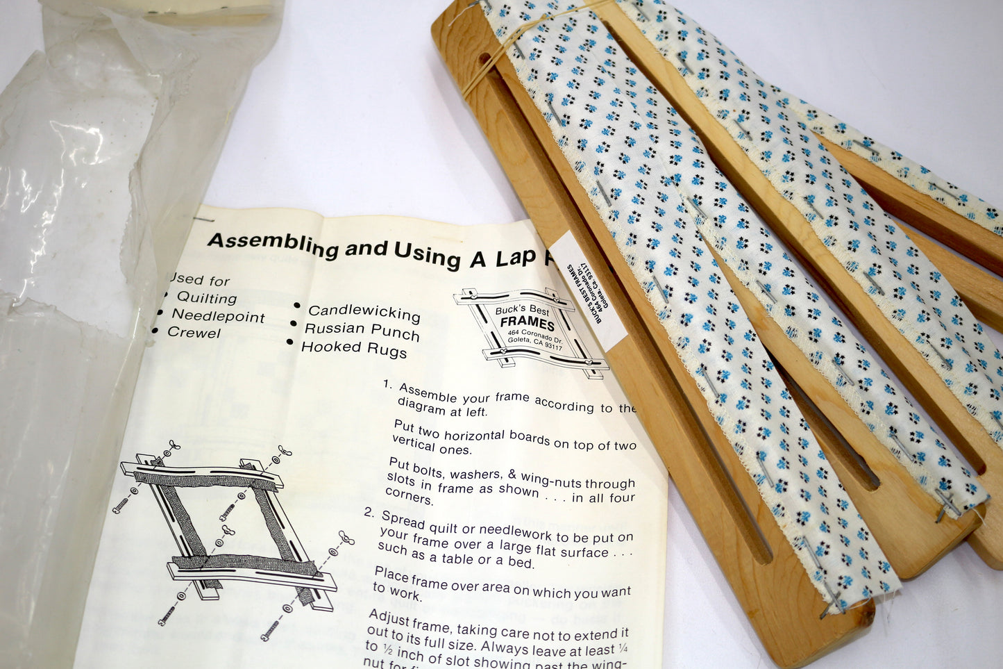 Lap Frame for Needlework & Crafting – Missing Screws