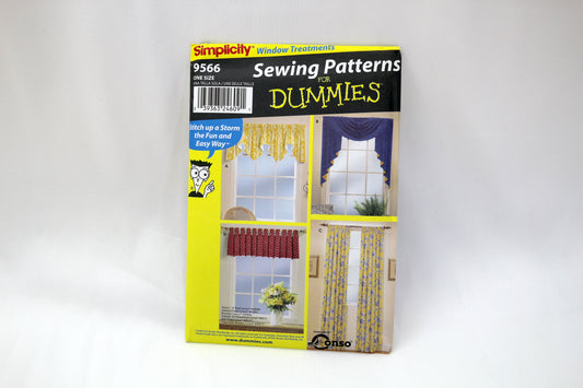 Simplicity Sewing For Dummies Window Treatments Sewing Pattern