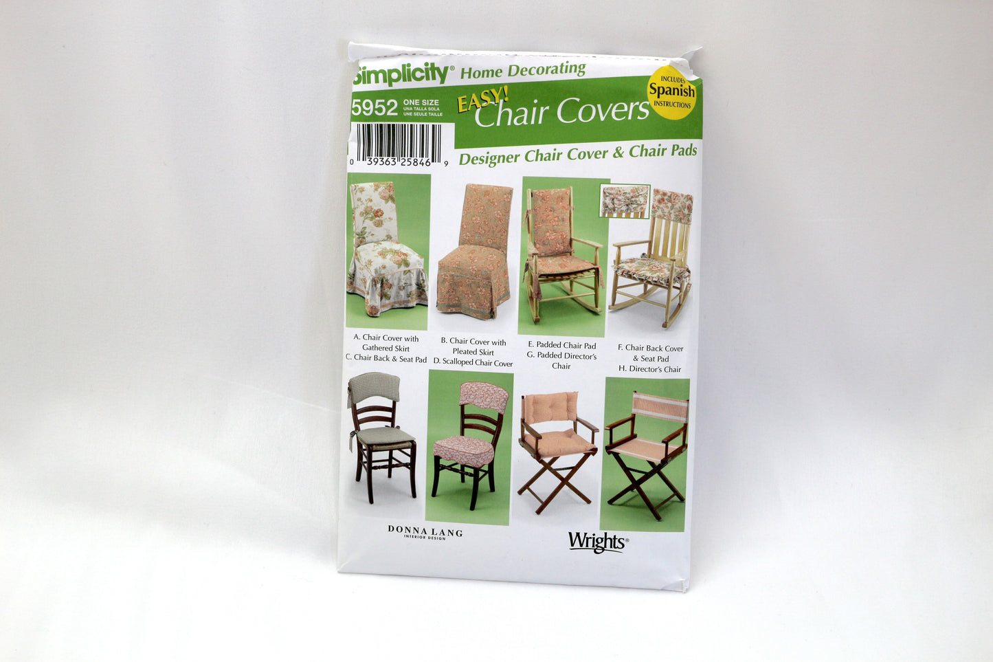 Simplicity 5952 Chair Covers