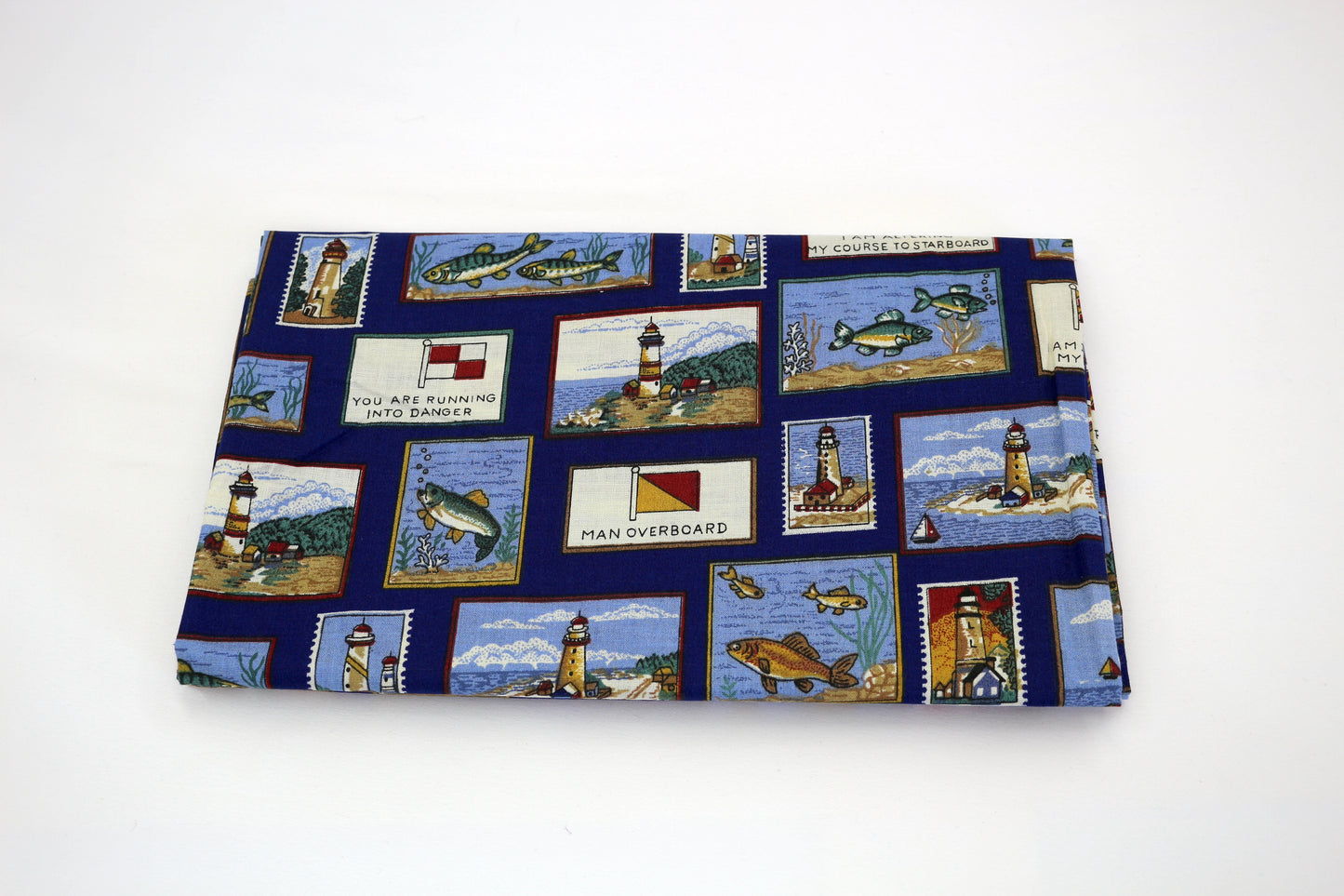 1 yd x 44" Lighthouse Collection Cotton Fabric