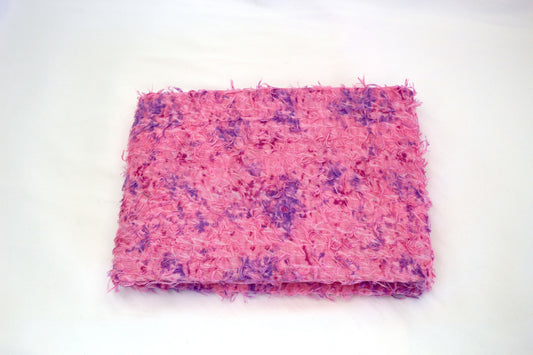 1.75 yds x 45" Pink Explosion Hairy Cotton Fabric