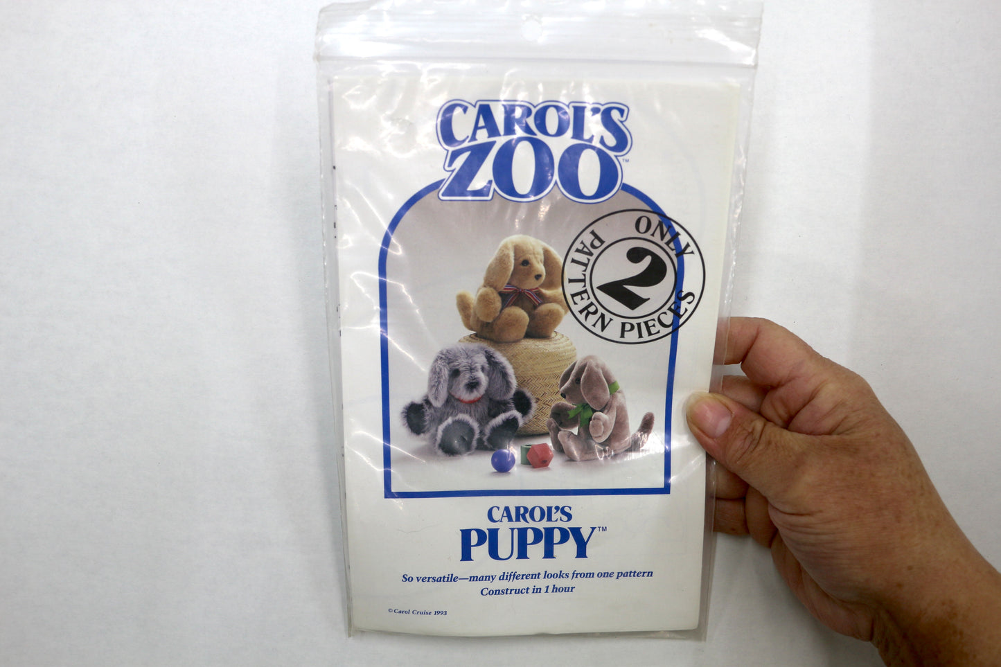 Carol's Zoo Puppy Sewing Pattern