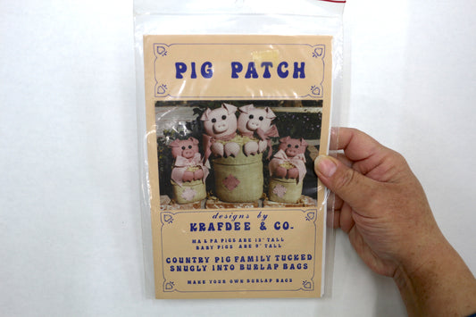 Pig Patch Sewing Pattern