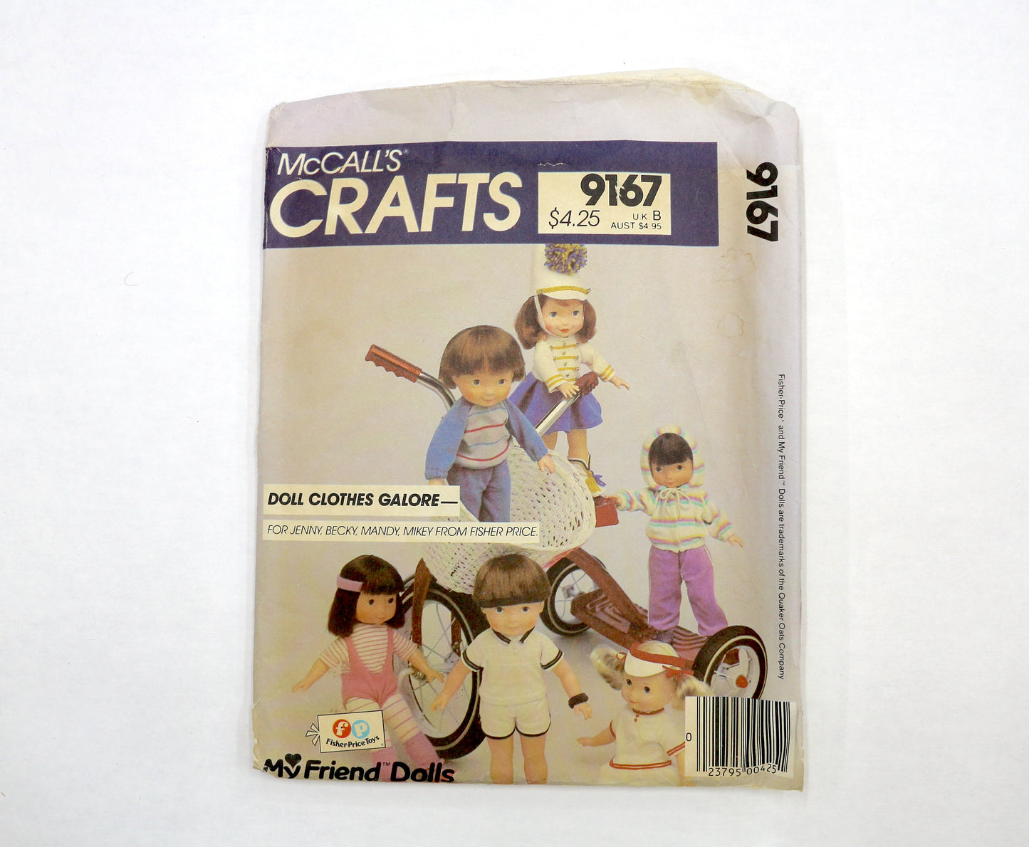 McCalls Crafts Doll Clothes Crafts 8865 Dog Accessories Sewing Pattern