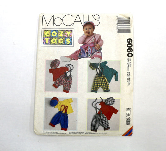 McCalls 6060 Infants Top and Pants Sewing Pattern