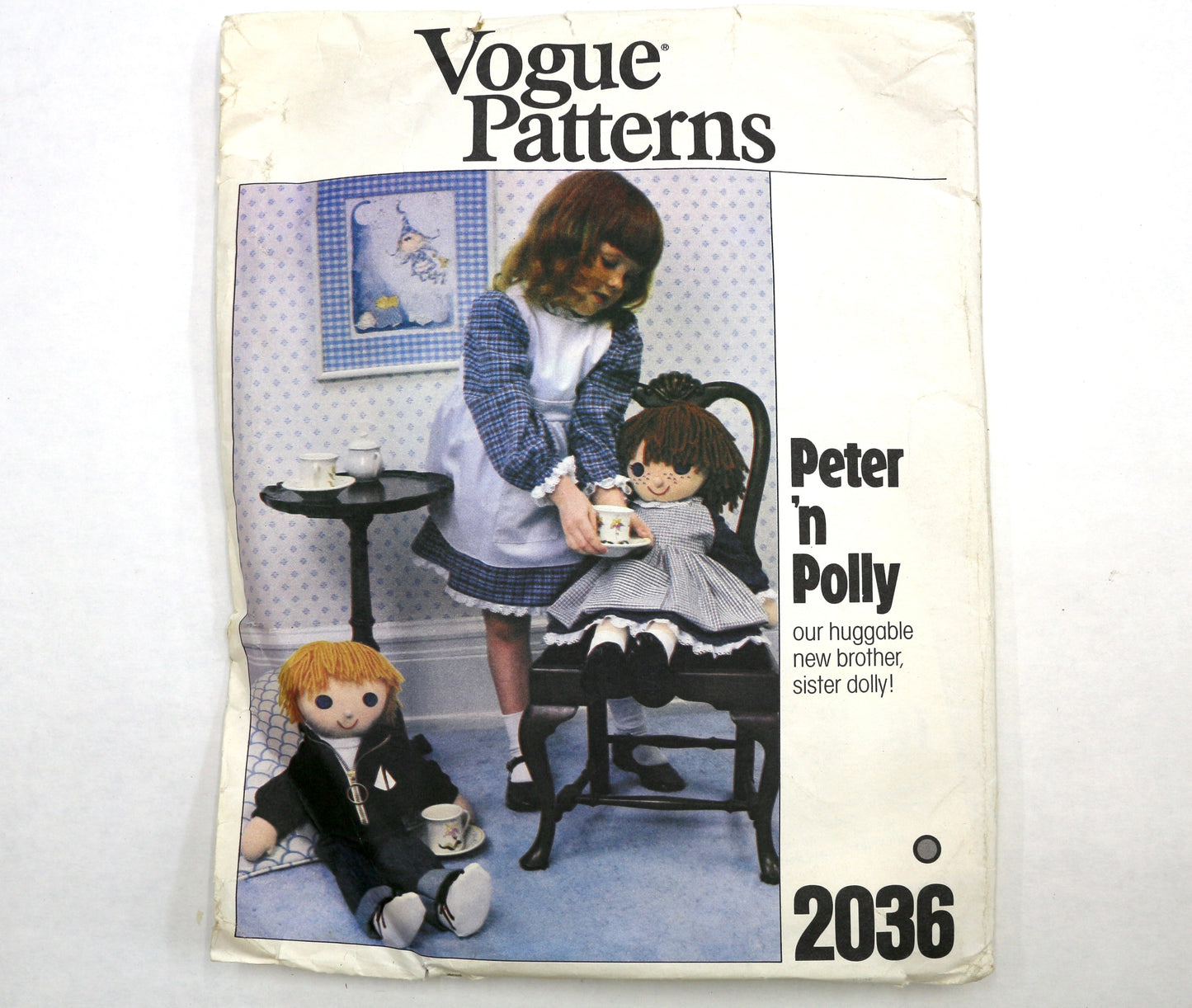 Vogue 2036 Doll and Clothes Sewing Pattern