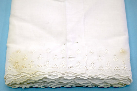 Vintage 8" Eyelet Trim – Over 6 Yards!