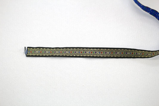 1/2" Gold Embroidered Trim – 13 Yards of Elegant Detail