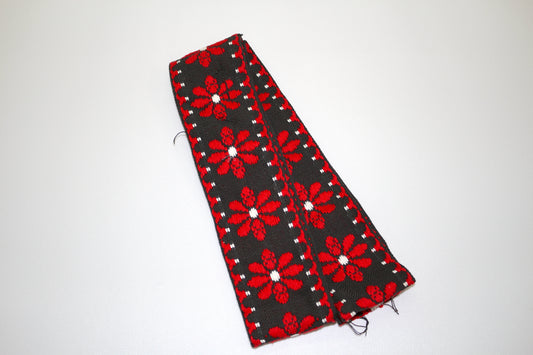 Vintage 2.5" Wide Floral Trim – Perfect for Belts, Straps & More!