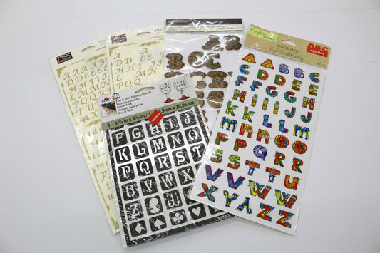 Letter Sticker Bundle – Perfect for Crafting & Personalization!