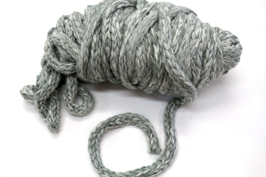1 lb Ball of Thick Gray Yarn