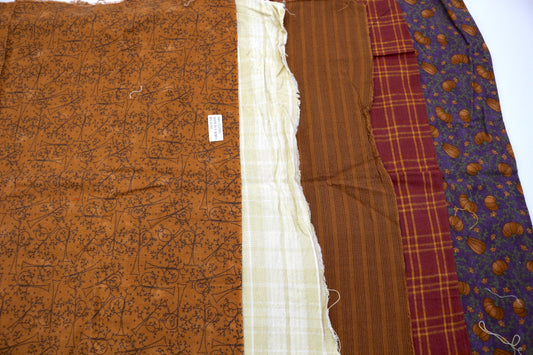"Fall Loveliness" Fat Quarter Bundle – Cotton & Flannel Mix
