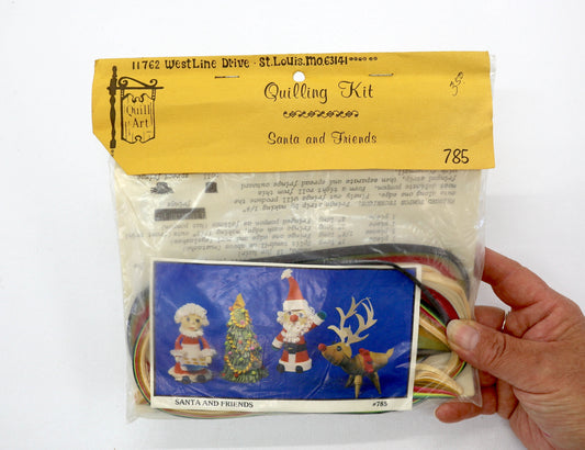 Quilling Kit – Santa & Friends Holiday Set
