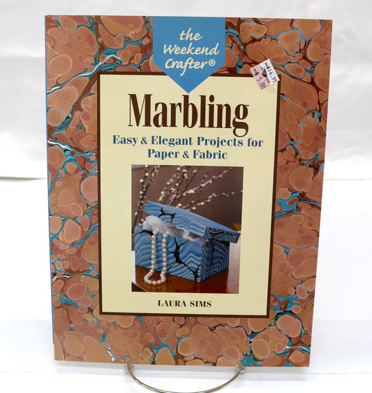 Marbling Easy and Elegant Projects for Fabric and Paper by Laura Sims