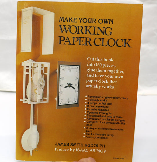 Make Your Own Working Clock – Vintage Craft Book by James Smith Rudolph