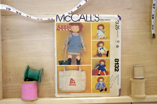McCalls Annie Doll Sewing Pattern