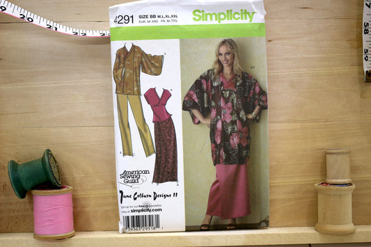 Simplicity 4291 Lined Robe and Pants size m-xxl
