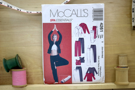 McCalls Spa Essentials Sewing Pattern size 4-22