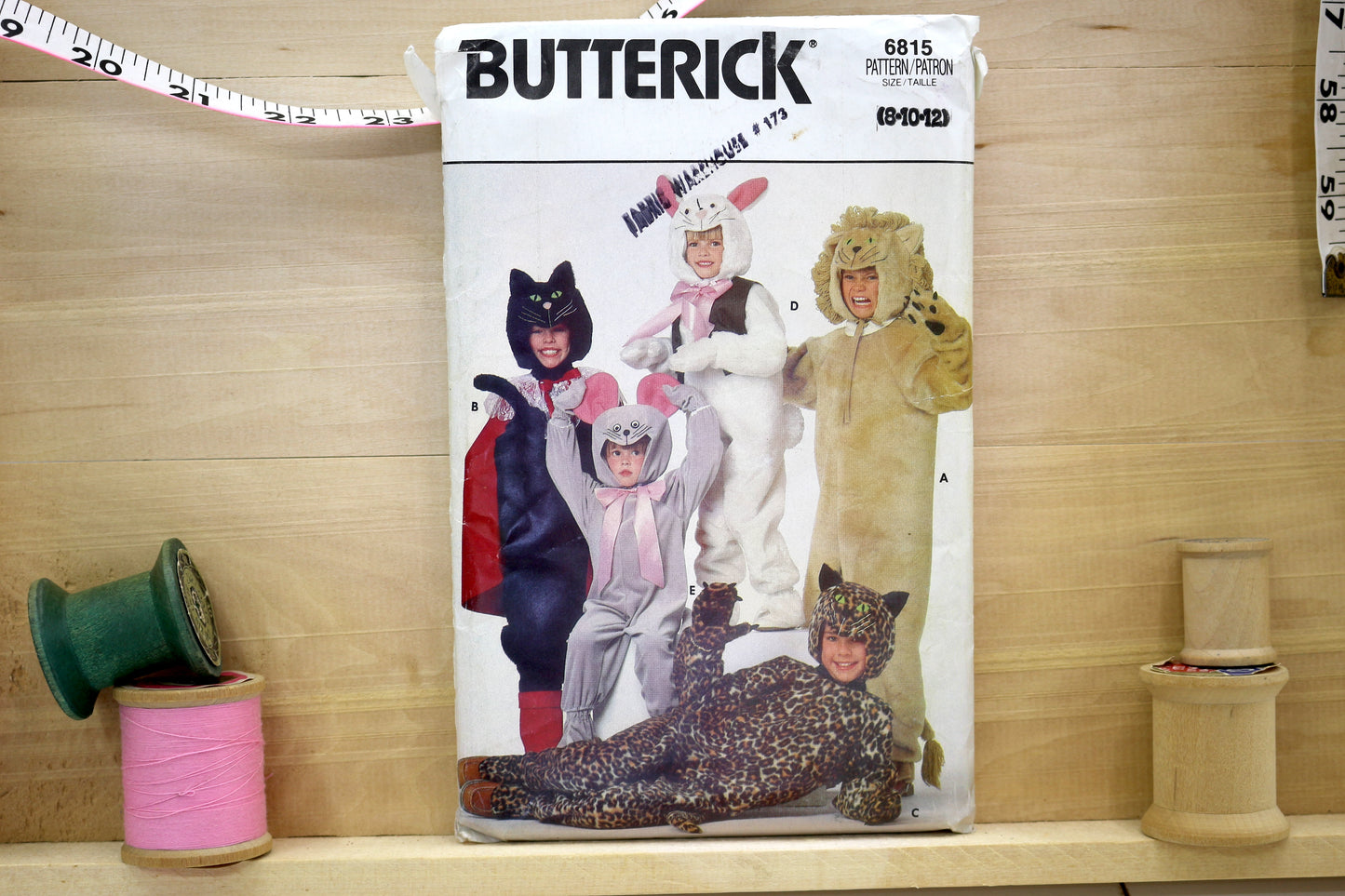 Butterick 6815 Children Variety Costume Sewing Pattern