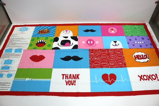 Make-a-Mask Kids Panel by Moda