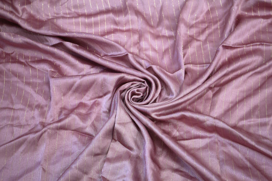 Mauve & Gold Silky Blend Fabric – 42" x 1 Yard