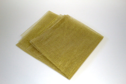 Gold Mesh Fabric – 44" x 1 Yard