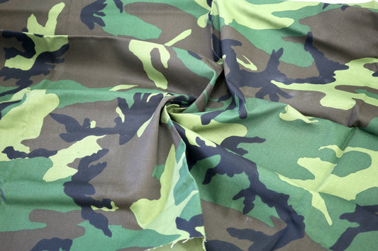Camo Cotton Fabric – 46" x 1 Yard