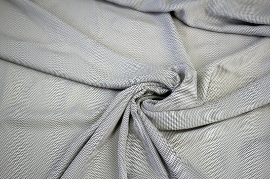 Beige Herringbone Rayon Dress weight Fabric – 45" x 8 Yards
