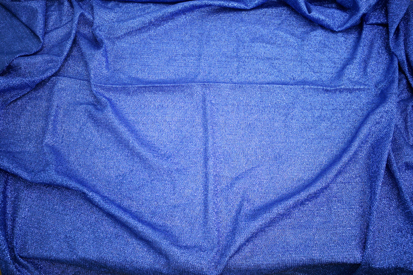Blue Sparkle Costume Fabric – 69" x 1.25 Yards