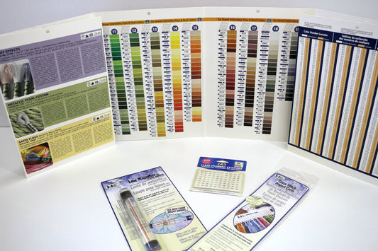 DMC Needlework Thread Organizer Set – Color Card, Magnifier & More