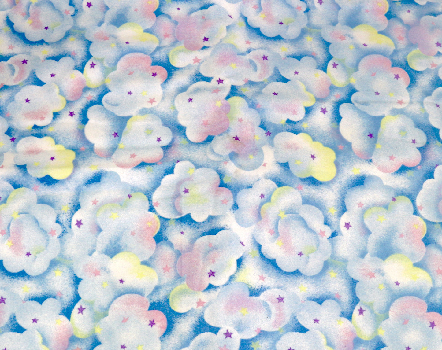 Cloud Print Flannel Fabric – 48" x 2.25 Yards