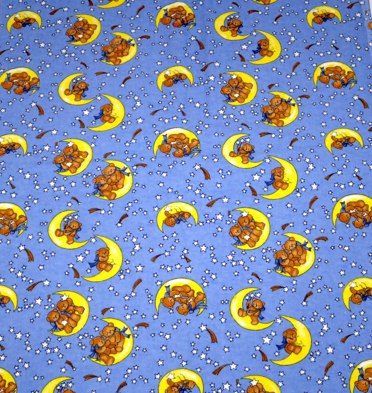 Bears on Moons Flannel Fabric – 44" x 3 Yards