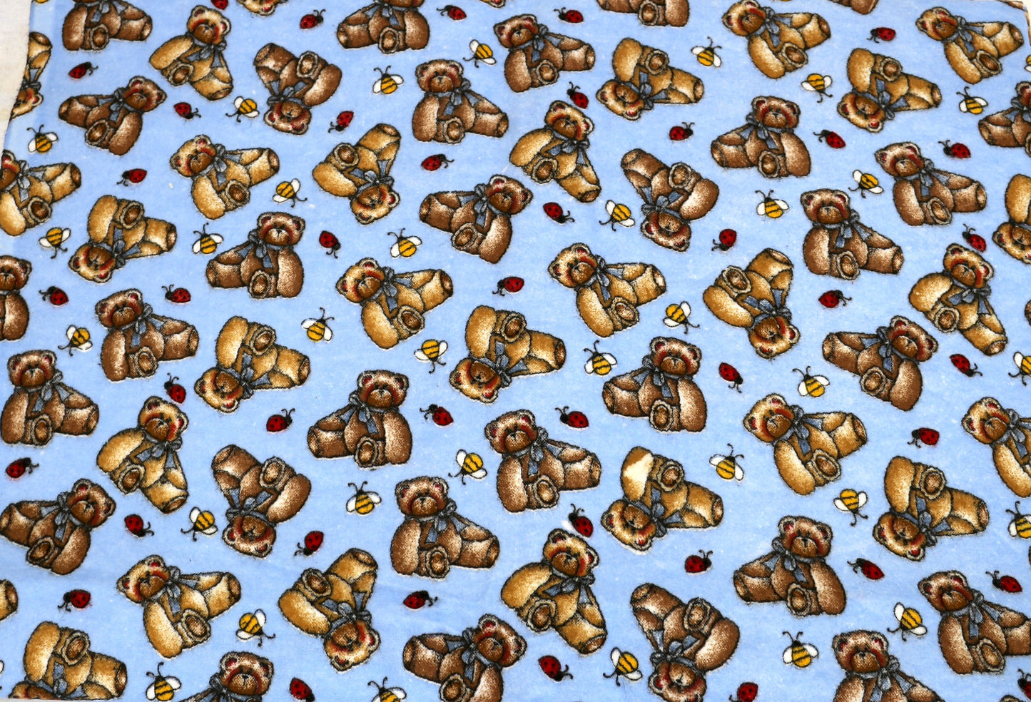Bees and Bears Flannel Fabric – 44" x 3 Yards